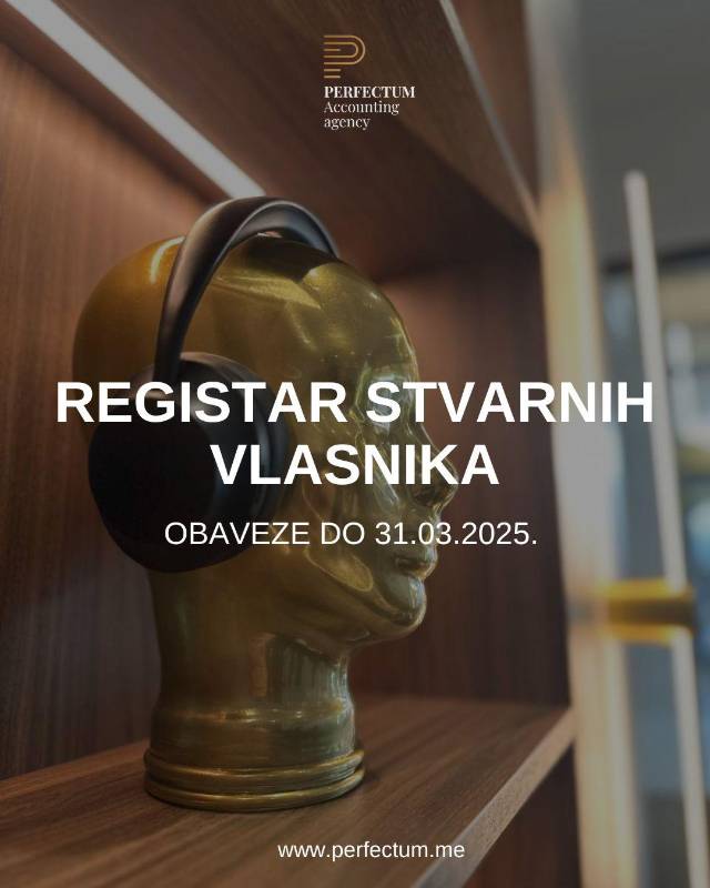 REGISTAR STVARNIH VLASNIKA – OBAVEZE DO 31.03.2025. 